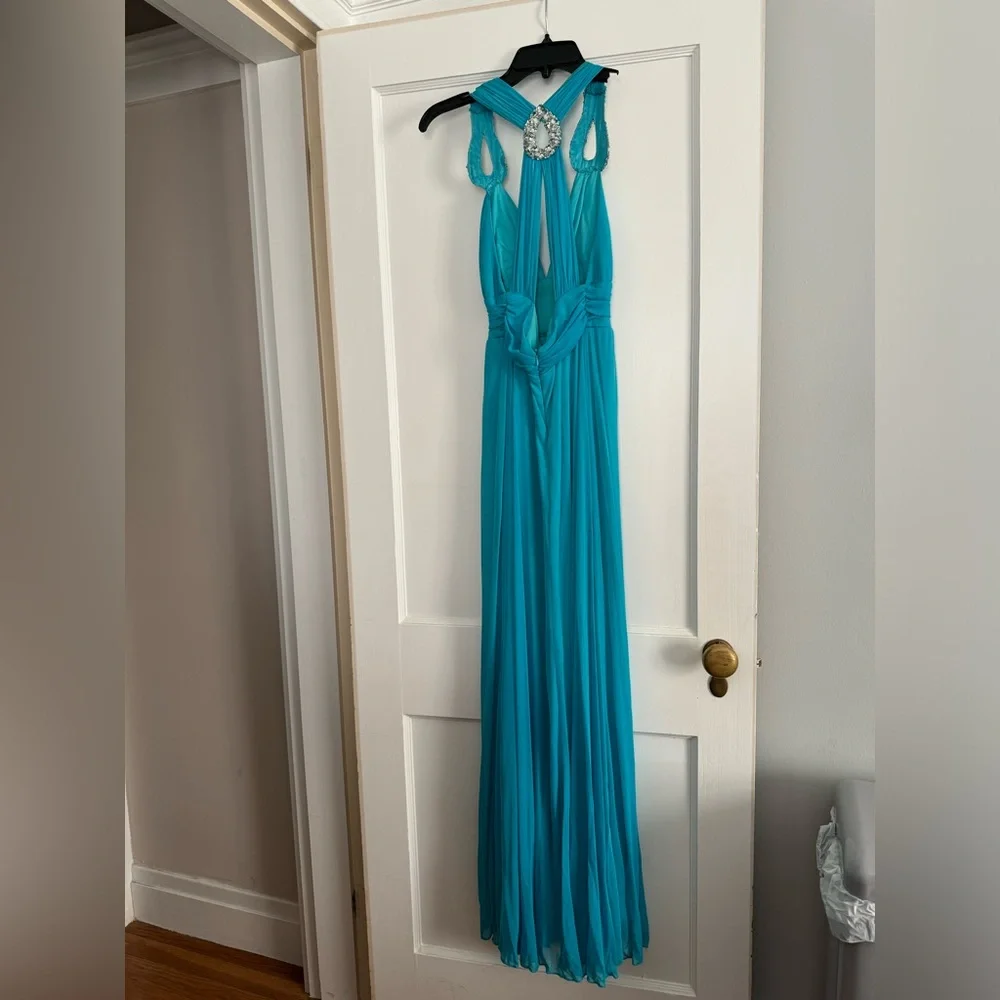 Josh & Jazz Aqua Prom Dress. No tag for size but guessing women’s 6-8 - Picture 7 of 10